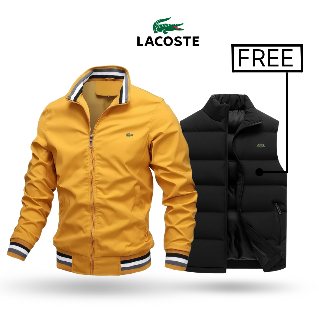 RL LACOSTE Premium Jacket + Stylish Vest FREE