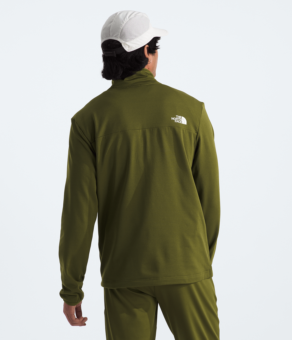 Polaire TNF Hommes Cedar Trail Grid Full Zip Vert Olive