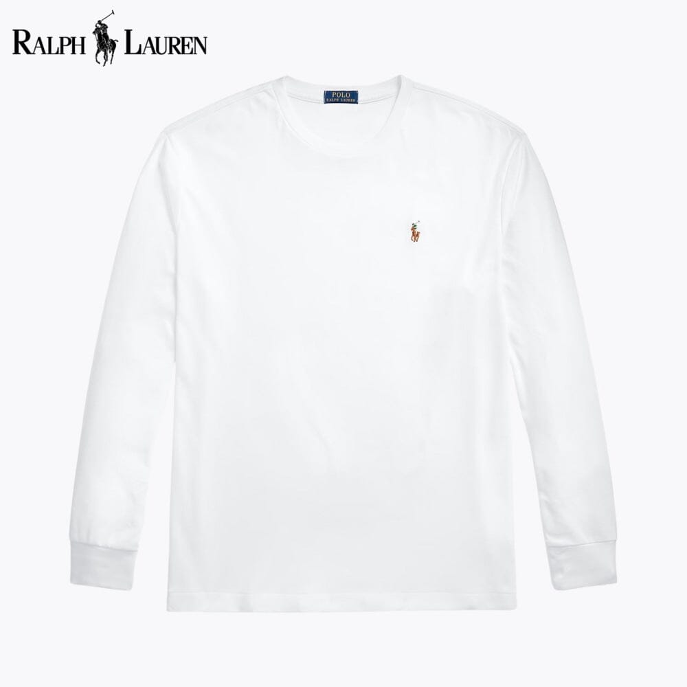 RL Classic Fit Weiches Baumwoll-Rundhals-T-Shirt