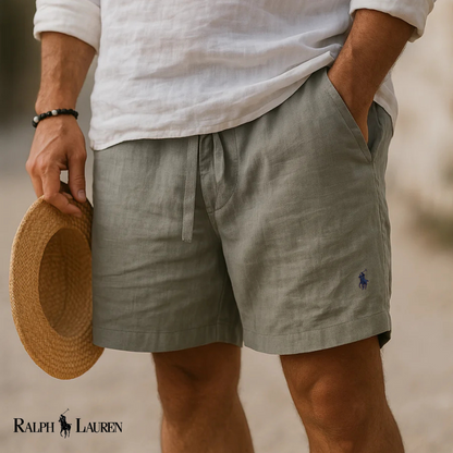 RL Heritage Linen Capri Shorts