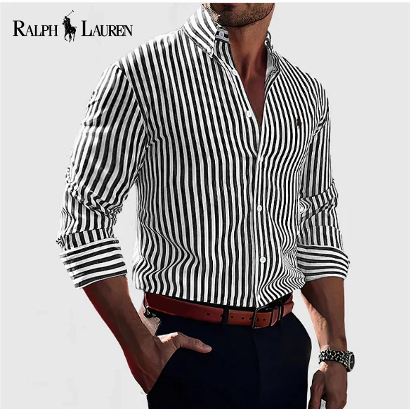 RL Striped Cotton Dress Shirt