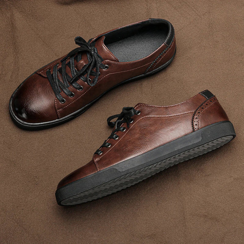 Baskets en cuir Cruz