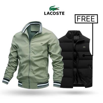 RL LACOSTE Premium Jacket + Stylish Vest FREE