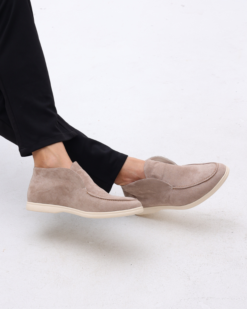 High Suede Slipper