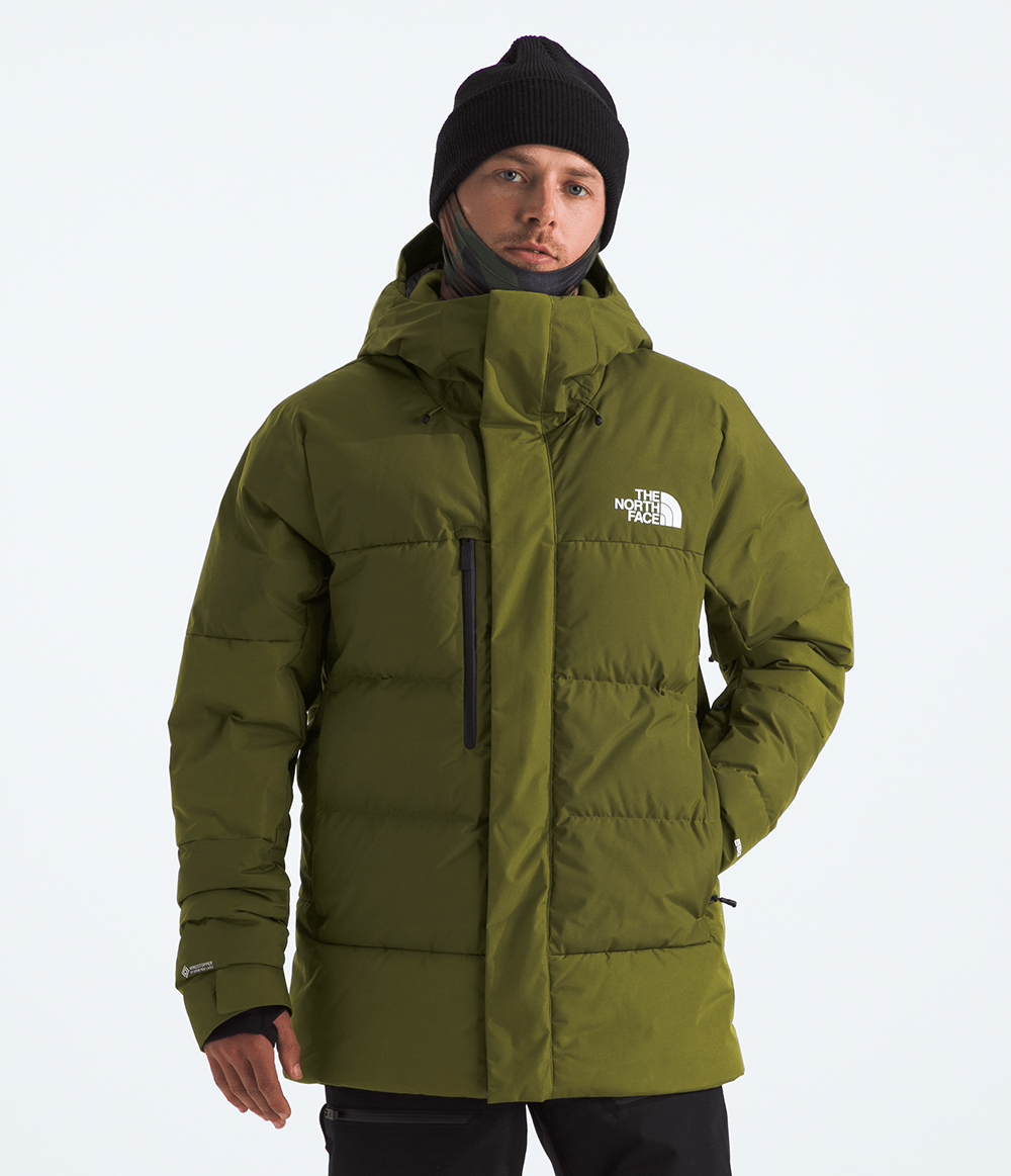 TNF Men's Corefire Down Windstopper Jacket in Forest Olive