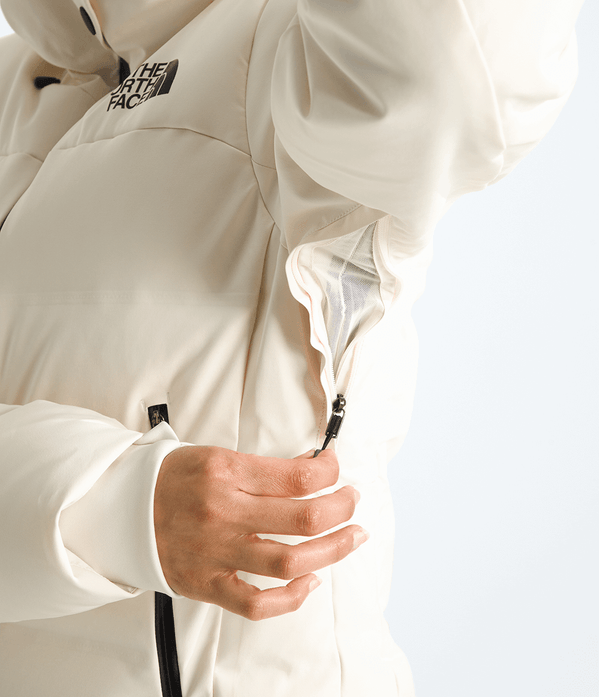 Doudoune TNF Cirque pour femme Blanc Dune