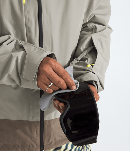 TNF Herrenjacke Thermoball Eco Snow Triclimate Clay Grey/TNF Black