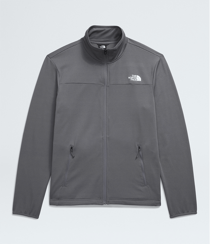 Trail Grid Full Zip Gris Perle Fumé