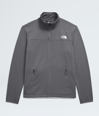 Trail Grid Full Zip Gris Perle Fumé