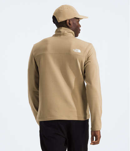 Polaire The North Face Homme Cedar Trail Grid 1/4 Zip Kaki Stone