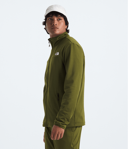 Polaire TNF Hommes Cedar Trail Grid Full Zip Vert Olive