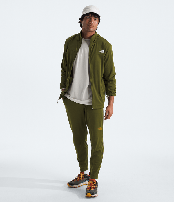 Polaire TNF Hommes Cedar Trail Grid Full Zip Vert Olive