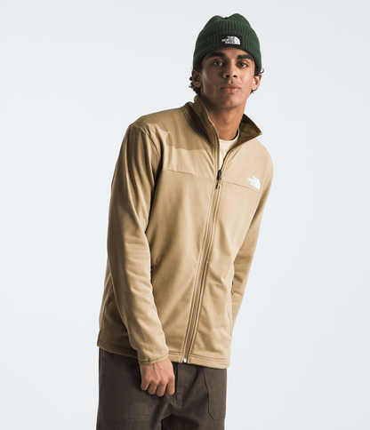 Polaire TNF Homme Cedar Trail Grid Full Zip Khaki Stone