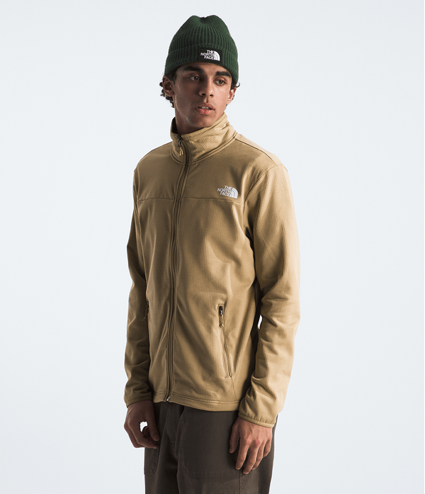 Polaire TNF Homme Cedar Trail Grid Full Zip Khaki Stone