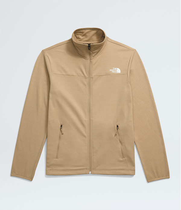 Polaire TNF Homme Cedar Trail Grid Full Zip Khaki Stone