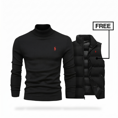 RL Premium Sweater + Vest jacket Free