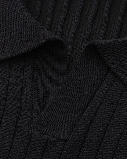 Geripptes Premium-Polo