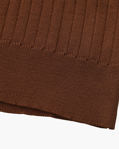 Geripptes Premium-Polo