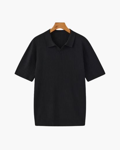 Geripptes Premium-Polo