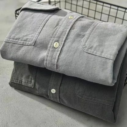 Chemise en velours côtelé Ambrosio