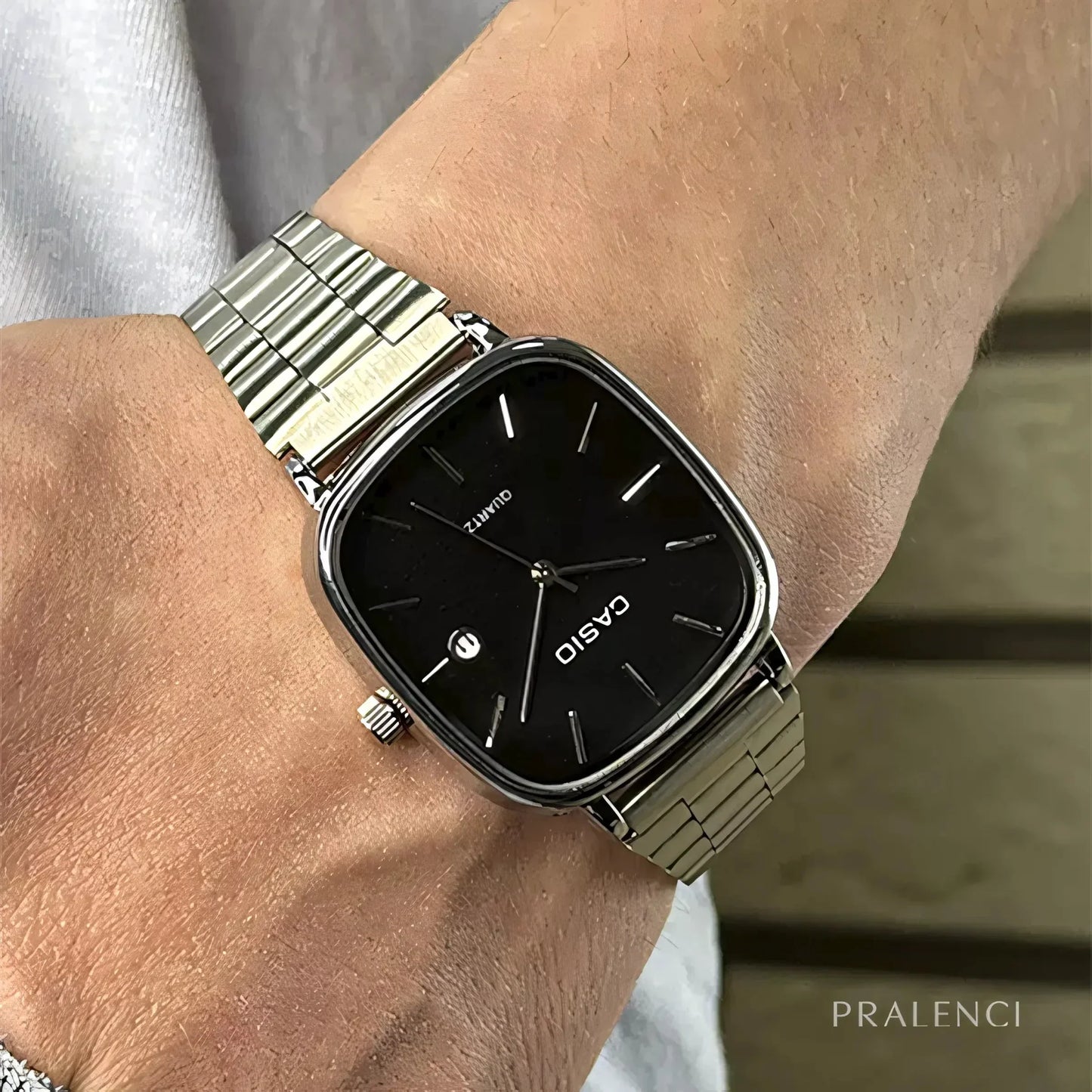 Montre CASIO de luxe 36mm - Résistante à l'eau | Acier transféré