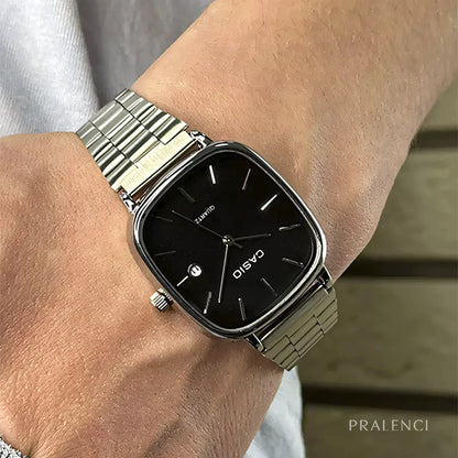 Montre CASIO de luxe 36mm - Résistante à l'eau | Acier transféré