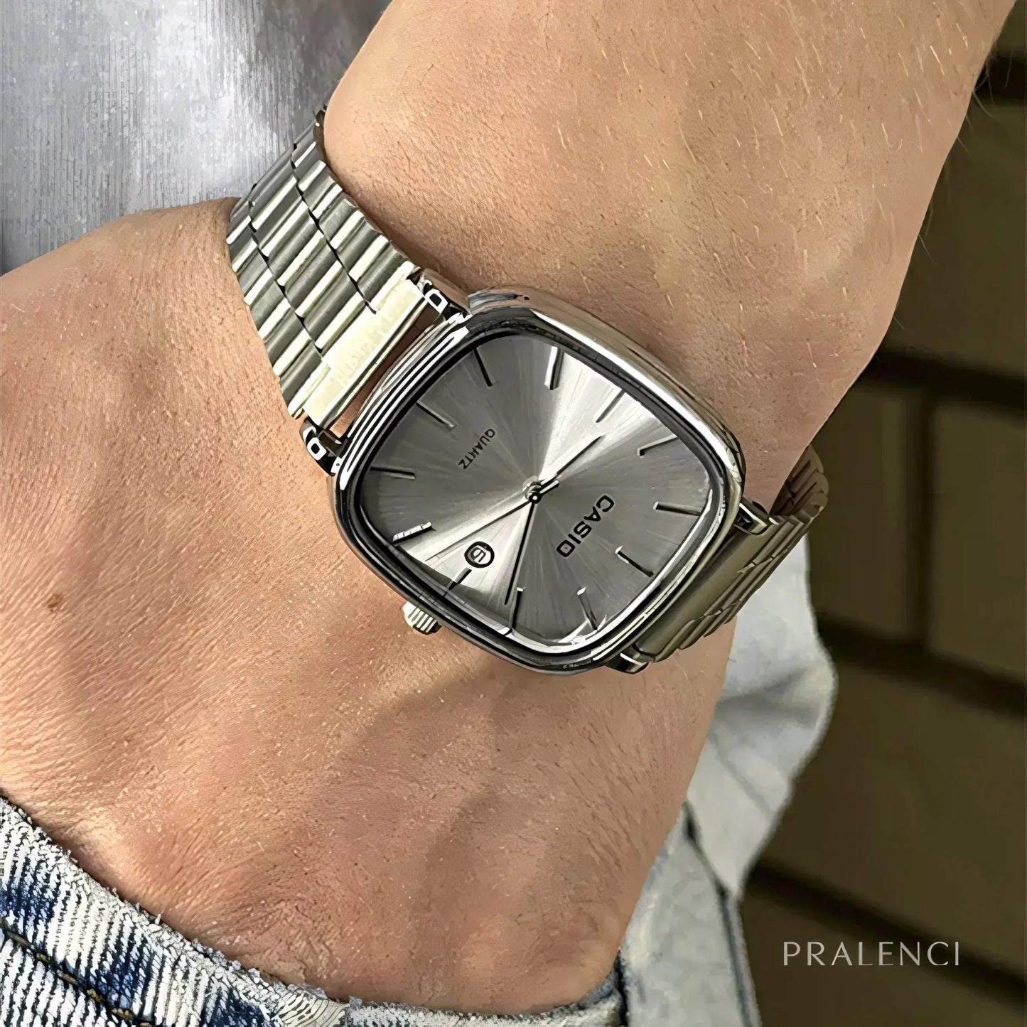 Montre CASIO de luxe 36mm - Résistante à l'eau | Acier transféré