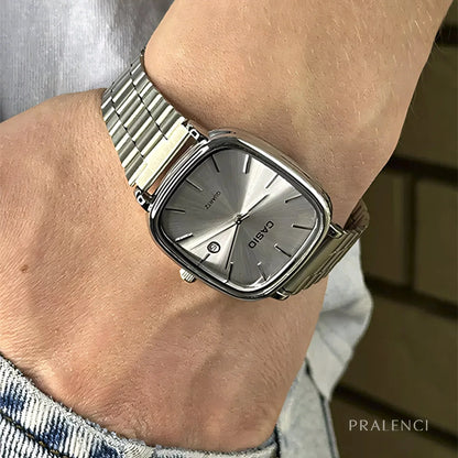 Montre CASIO de luxe 36mm - Résistante à l'eau | Acier transféré