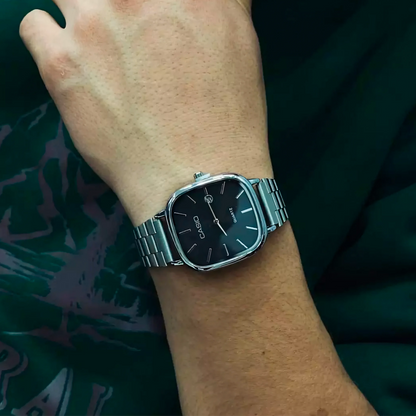 Montre CASIO de luxe 36mm - Résistante à l'eau | Acier transféré