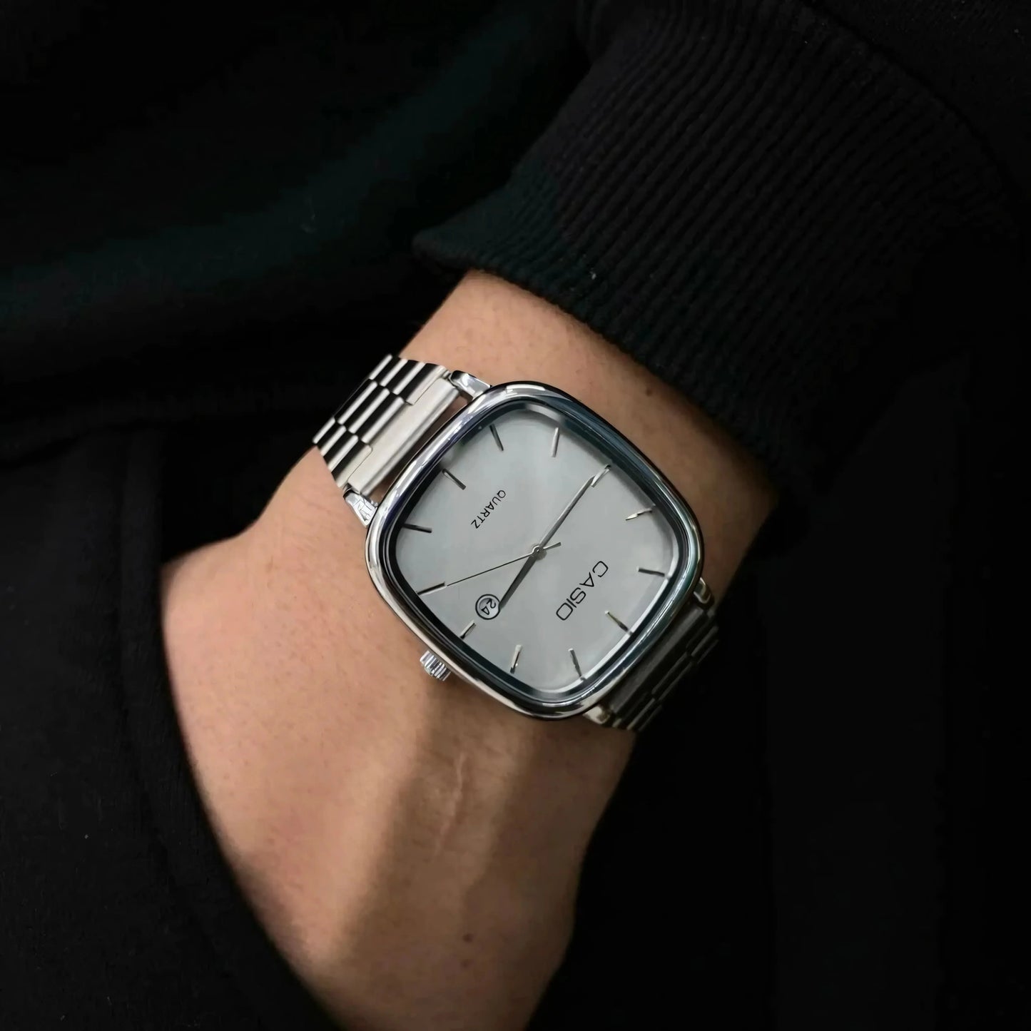 Montre CASIO de luxe 36mm - Résistante à l'eau | Acier transféré