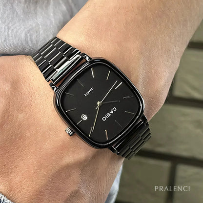 Montre CASIO de luxe 36mm - Résistante à l'eau | Acier transféré