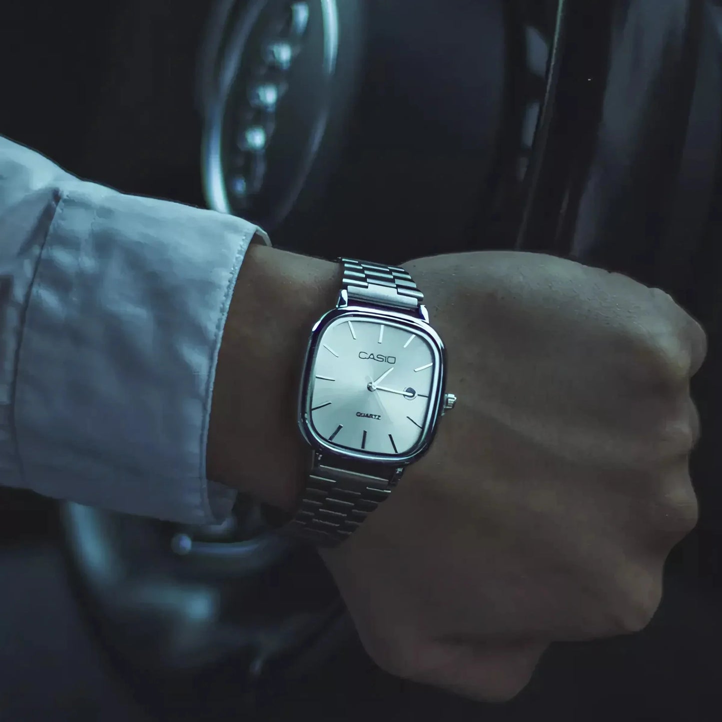 Montre CASIO de luxe 36mm - Résistante à l'eau | Acier transféré