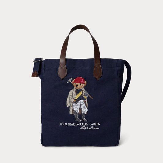 RL Polo Bear Canvas Shopper Bag