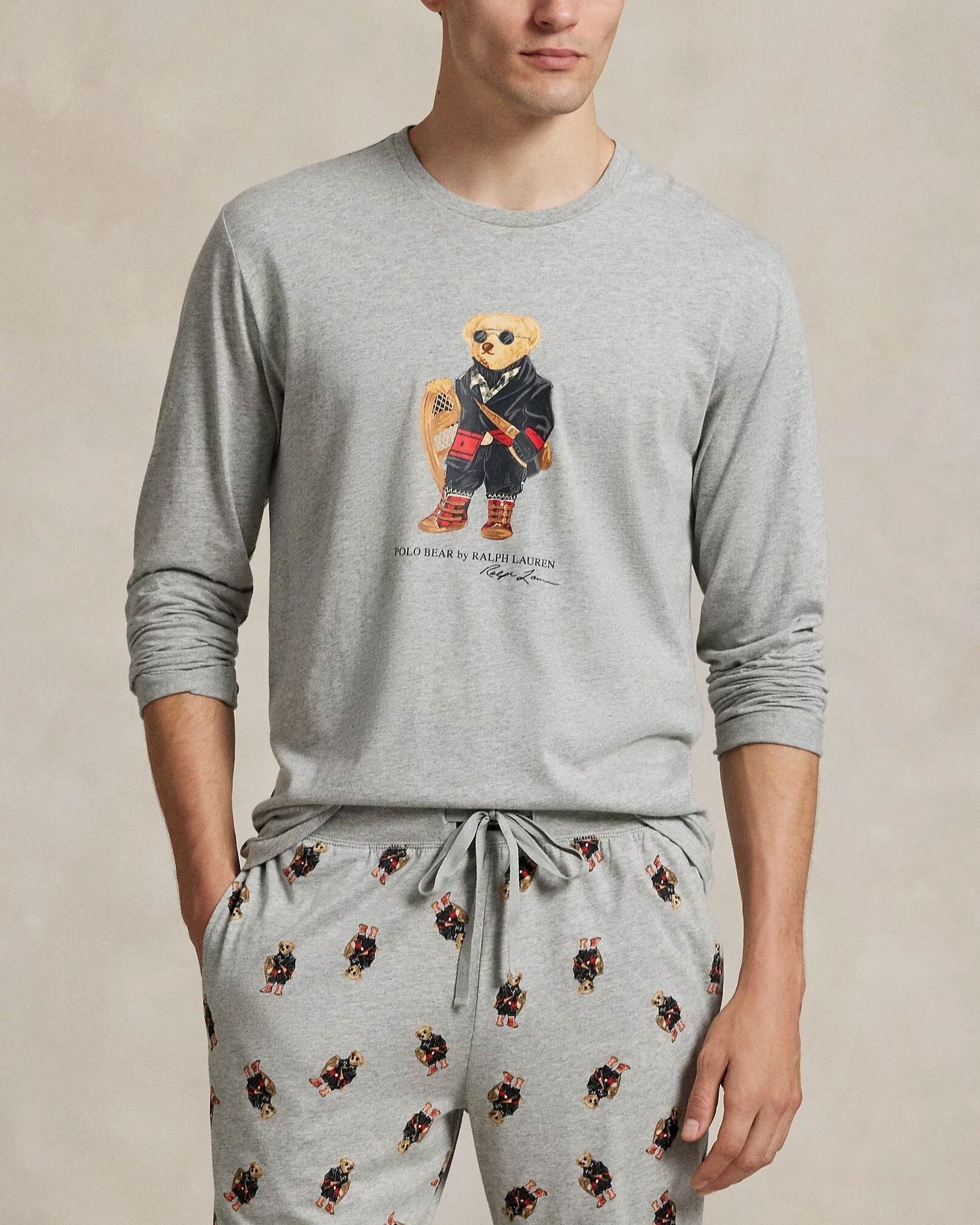RL Polo Bear Jersey Pajama Set