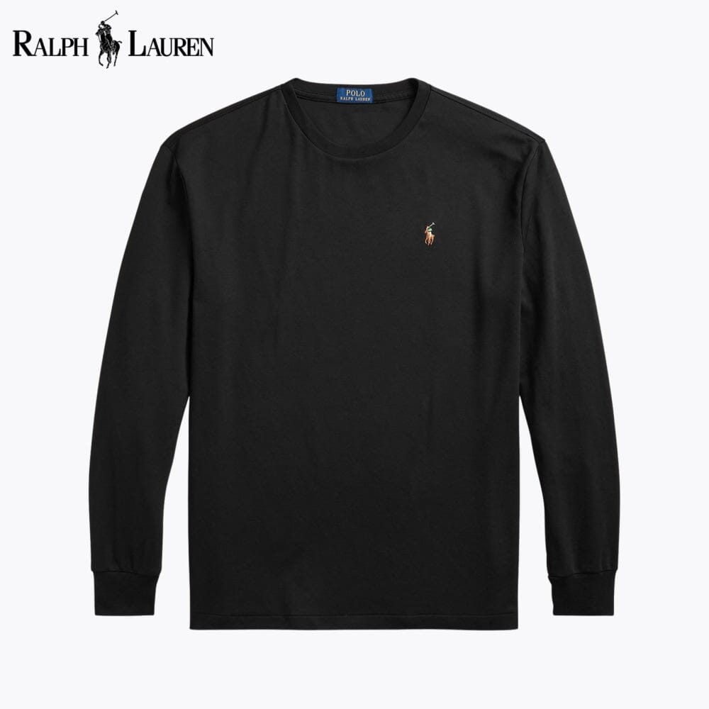 RL Classic Fit Weiches Baumwoll-Rundhals-T-Shirt