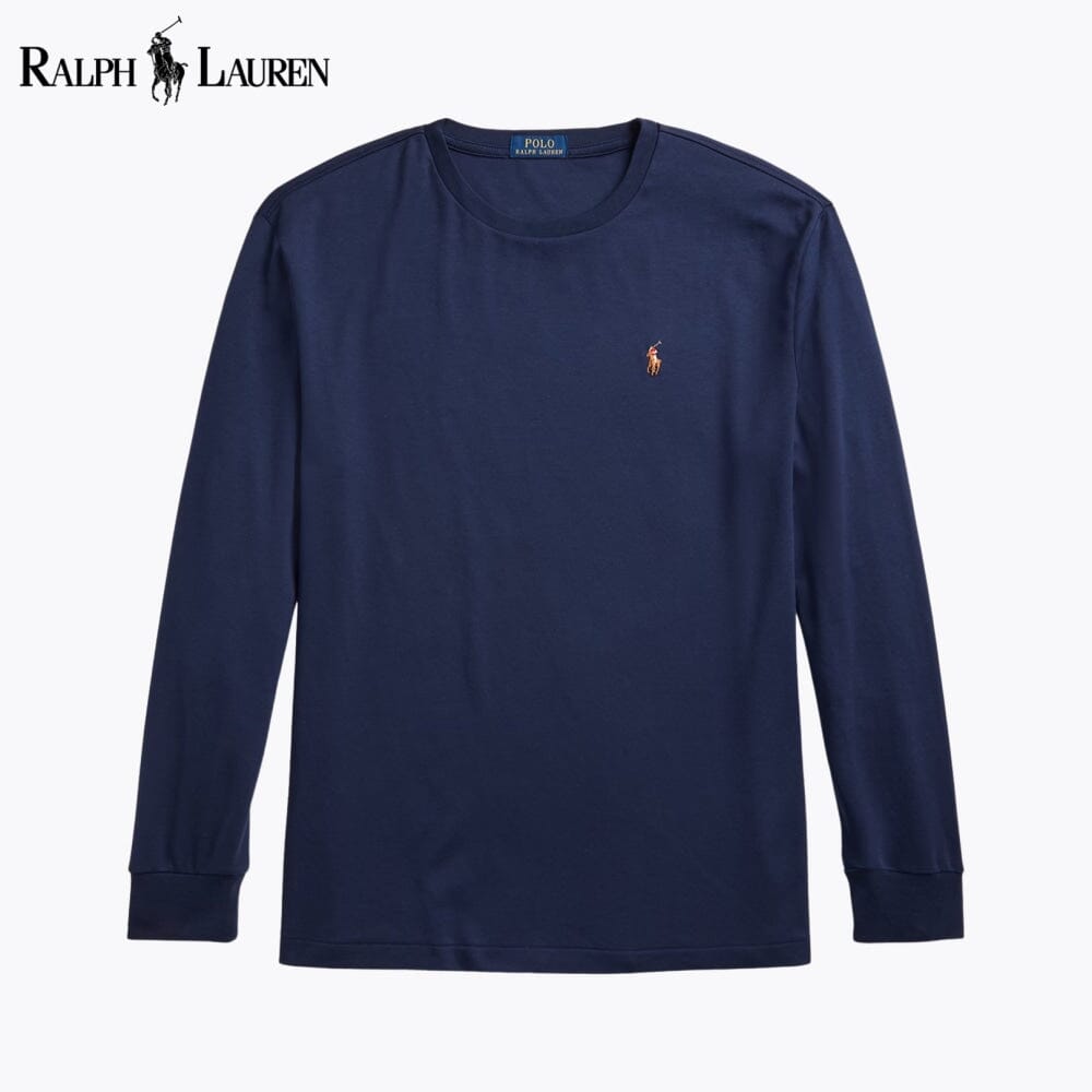 RL Classic Fit Weiches Baumwoll-Rundhals-T-Shirt
