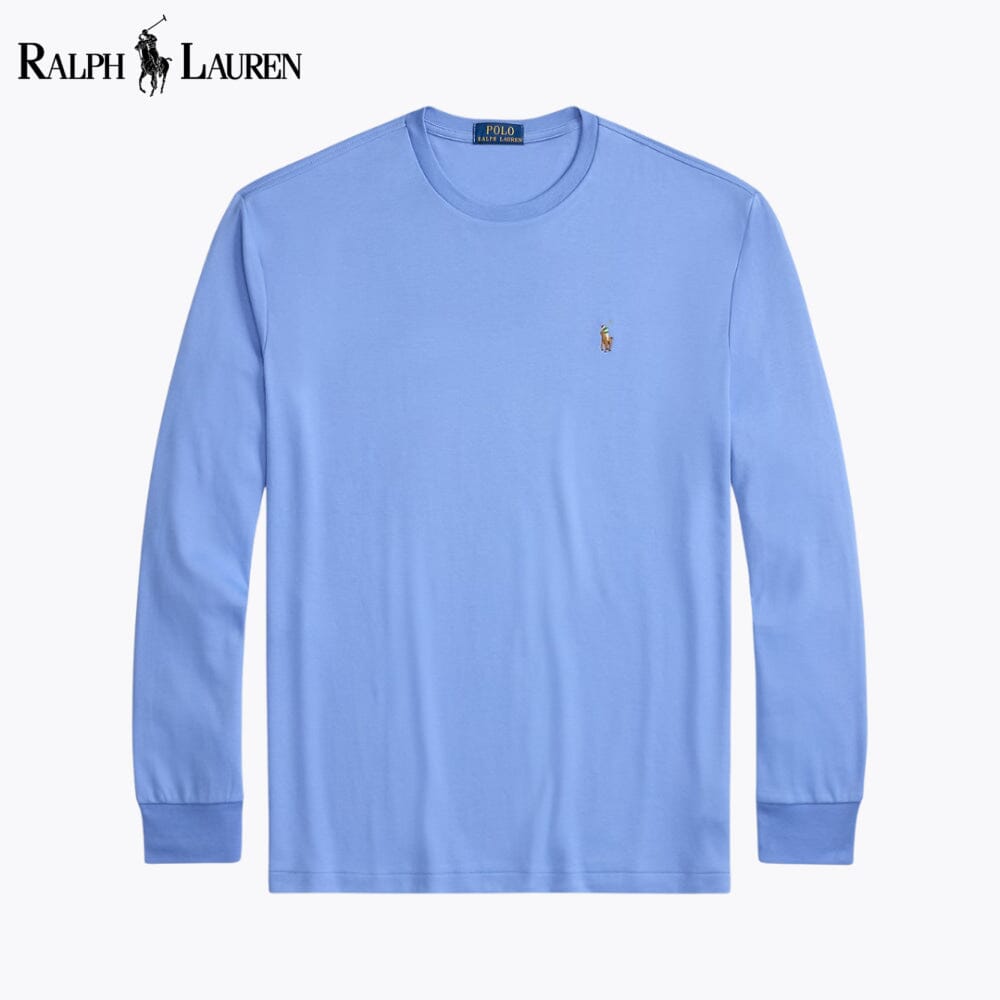 RL Classic Fit Weiches Baumwoll-Rundhals-T-Shirt