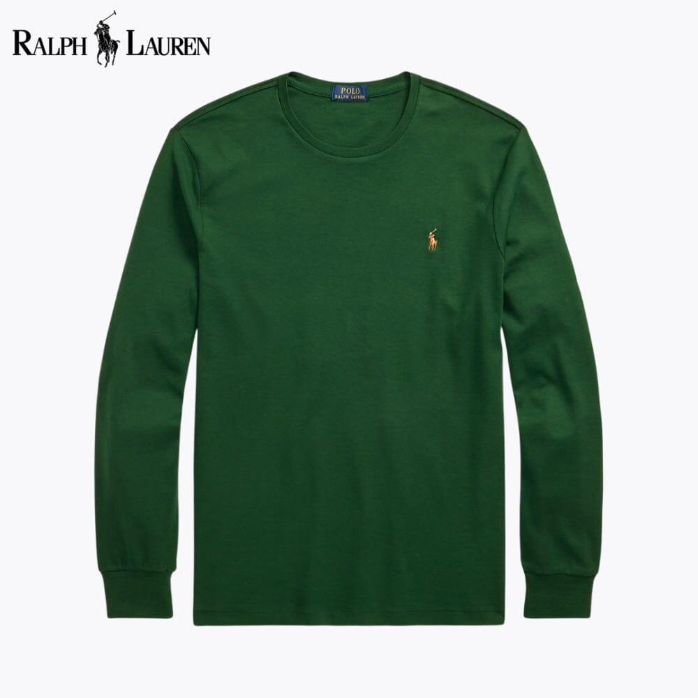 RL Classic Fit Weiches Baumwoll-Rundhals-T-Shirt