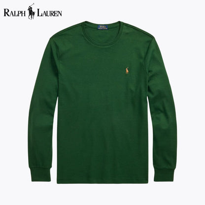 RL Classic Fit Weiches Baumwoll-Rundhals-T-Shirt