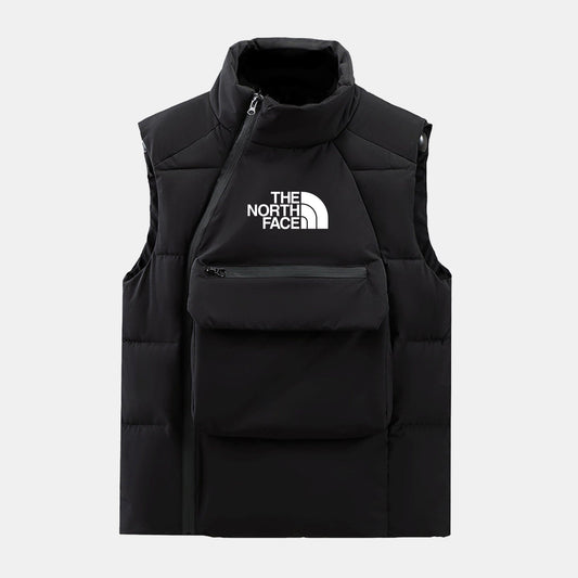 Pull en tricot torsadé matelassé en laine mélangée TNF