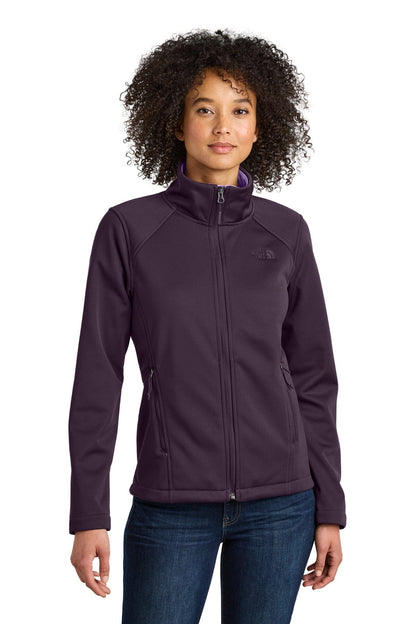 Veste Soft Shell TNF Ridgewall avec logo sur la poitrine pour femme