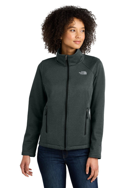 Veste Soft Shell TNF Ridgewall avec logo sur la poitrine pour femme