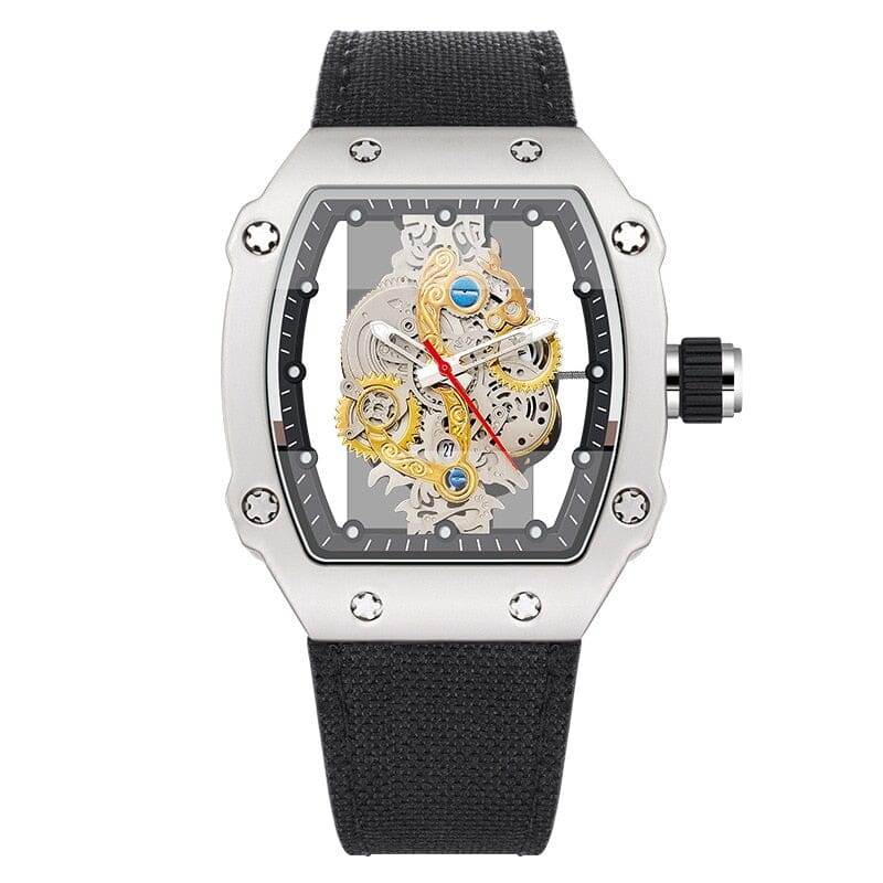 POEDAGAR Watch Skeleton Mech